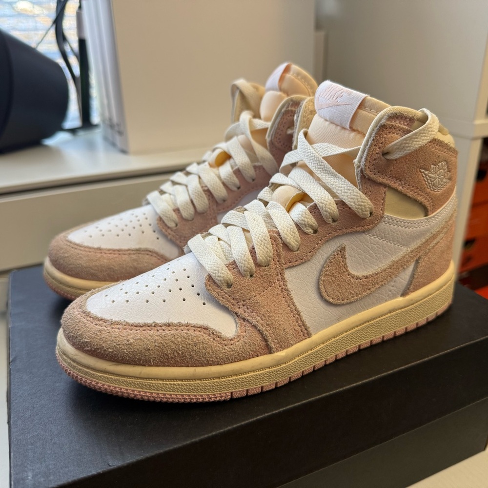 Jordan 1 High OG PS Preschool size 1Y Washed Pink